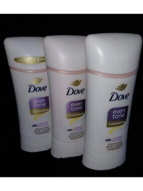 Dove Even Tone Antiperspirant Deodorant - 2.6 oz - Rosewood and Powder 3 PACK!!